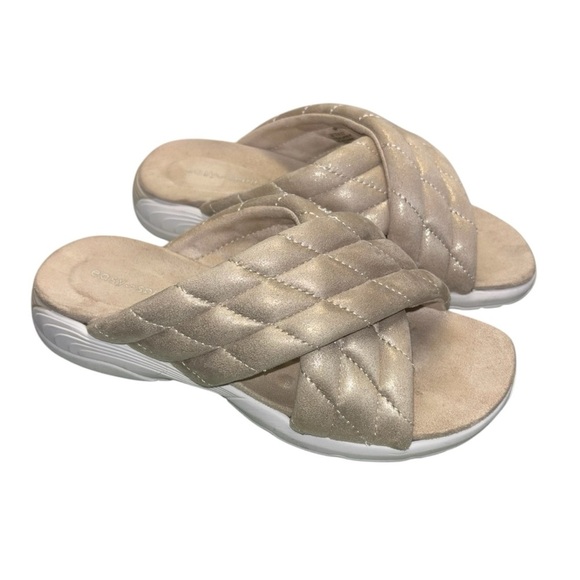 Women's Quilted Slide Sandals - Sz 7 - Picture 1 of 7